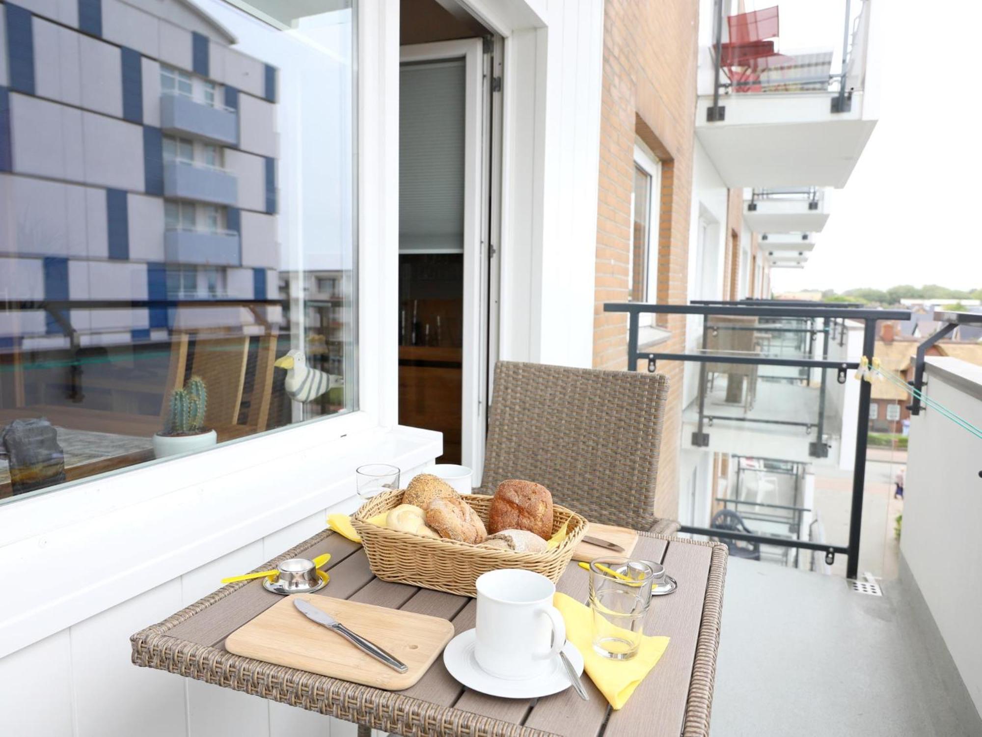 Einfaches 2-Zimmer-Appartement Mit Balkon. Westerland Exterior foto